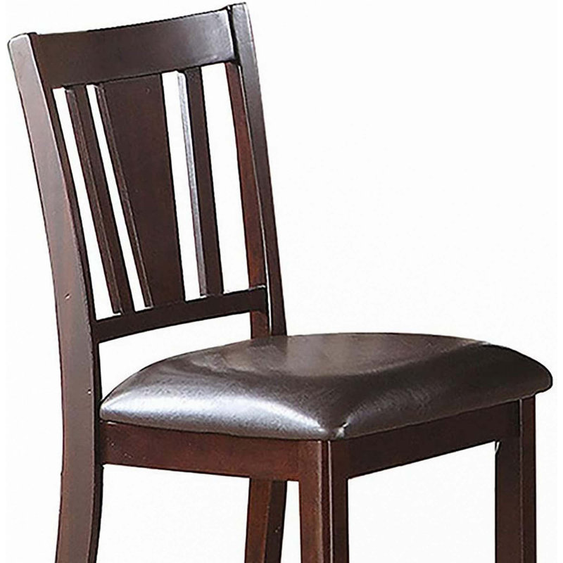 Ensemble simple et contemporain de 2 chaises à hauteur de comptoir