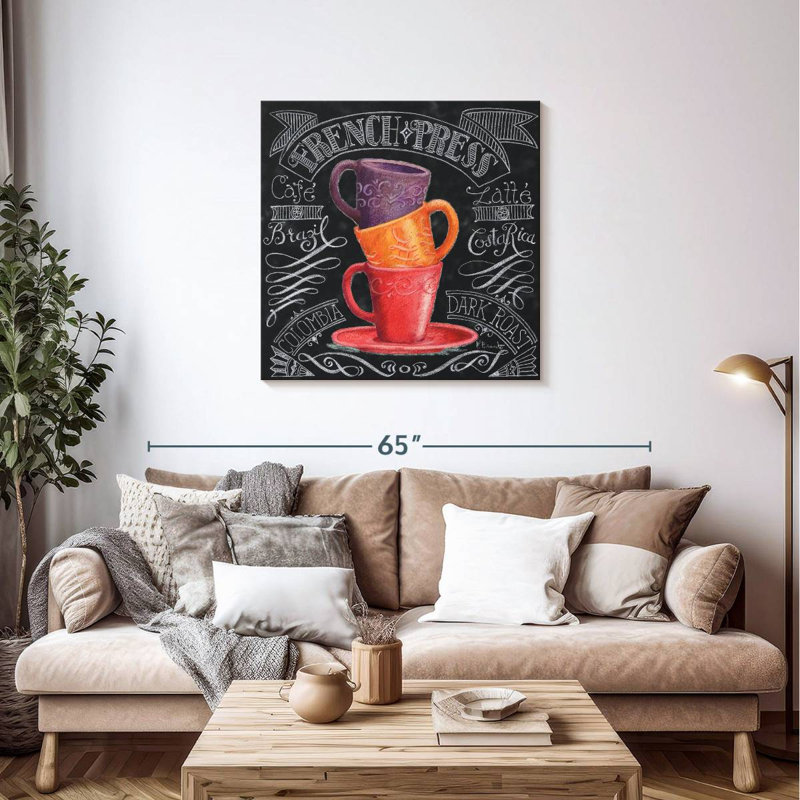 Tableau noir Yarlin Coffee II, H 36 po x l 36 po