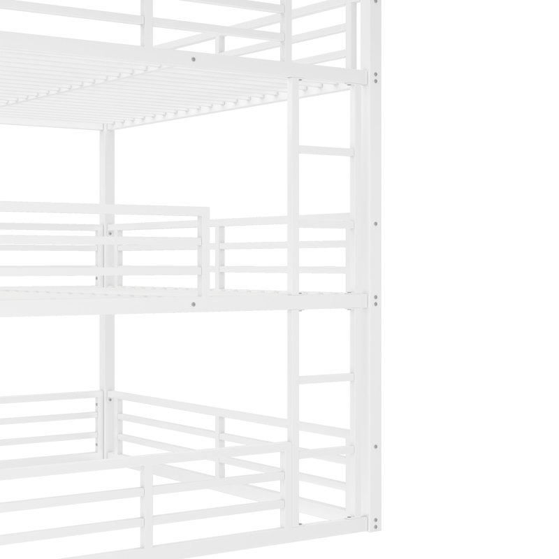 Queen Over Queen Over Queen Bunk Bed
