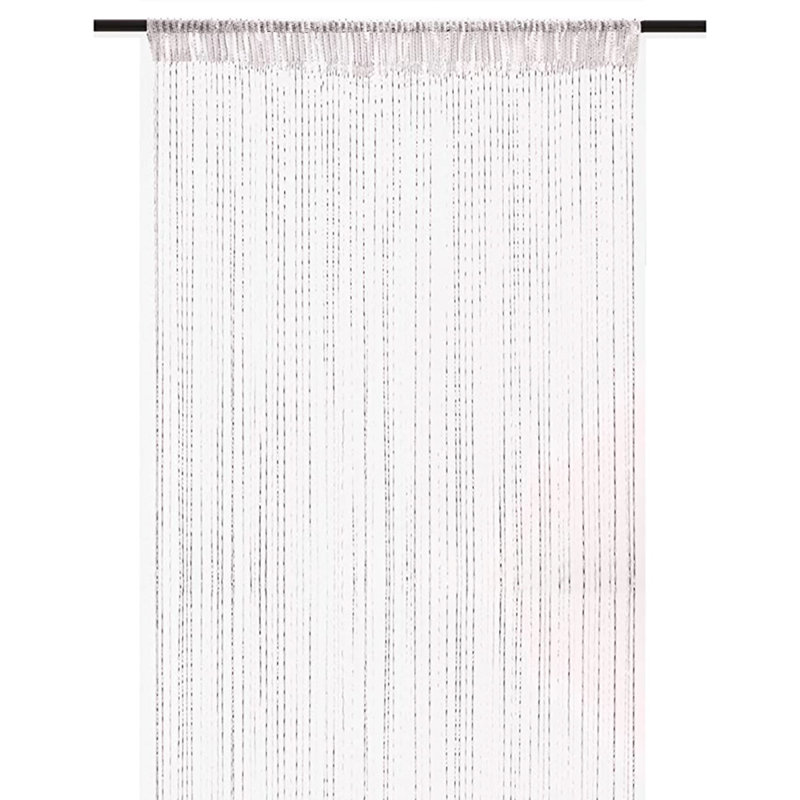 Argonne Semi Sheer Curtain Single Panel, White