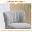 Chaise d'appoint d'appoint avec pieds gris anthracite