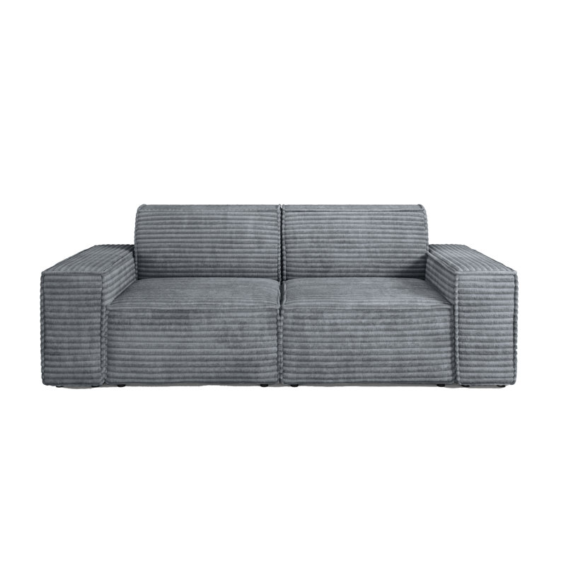 Mathushan 2 Seater Loveseat, Steel