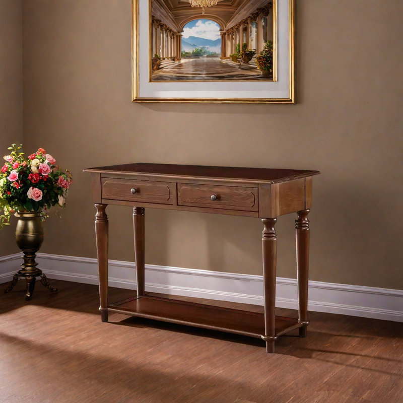 Retro Minimalist Multifunctional Console Table