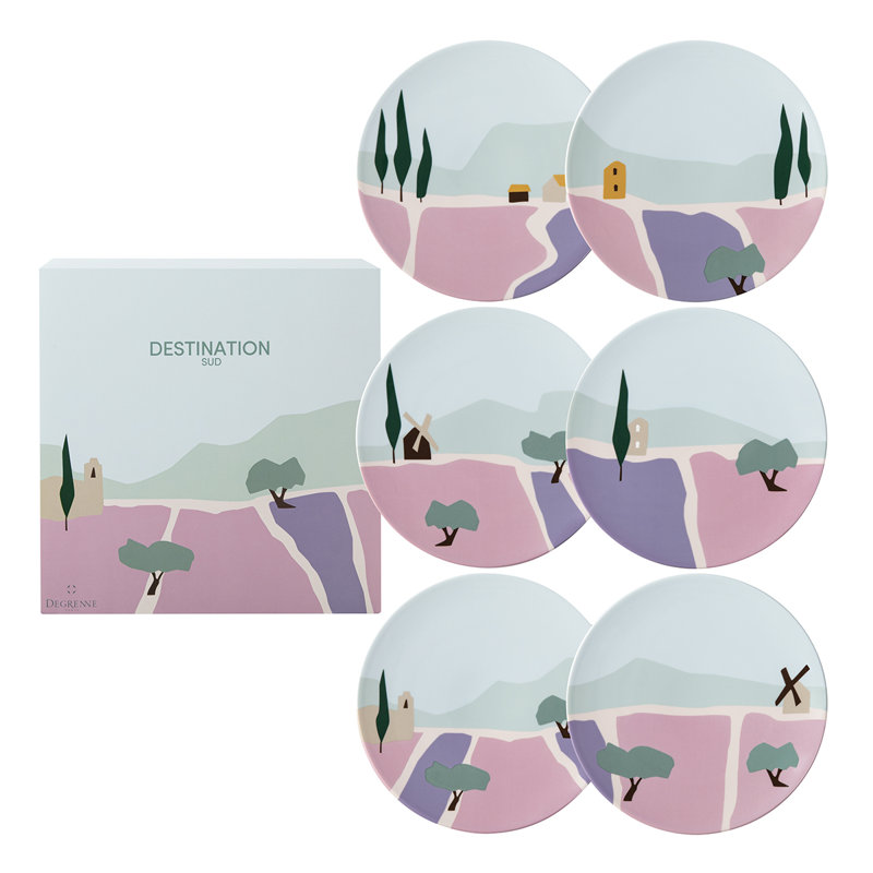 Destination Sud Salad/Dessert Plate