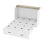 Grand lit escamotable avec station de charge Murphy, lit plateforme pliable multifonctionnel avec 1 grand tiroir de rangement pour chambre d'amis, petite chambre, gris rustique-833411359-835663066