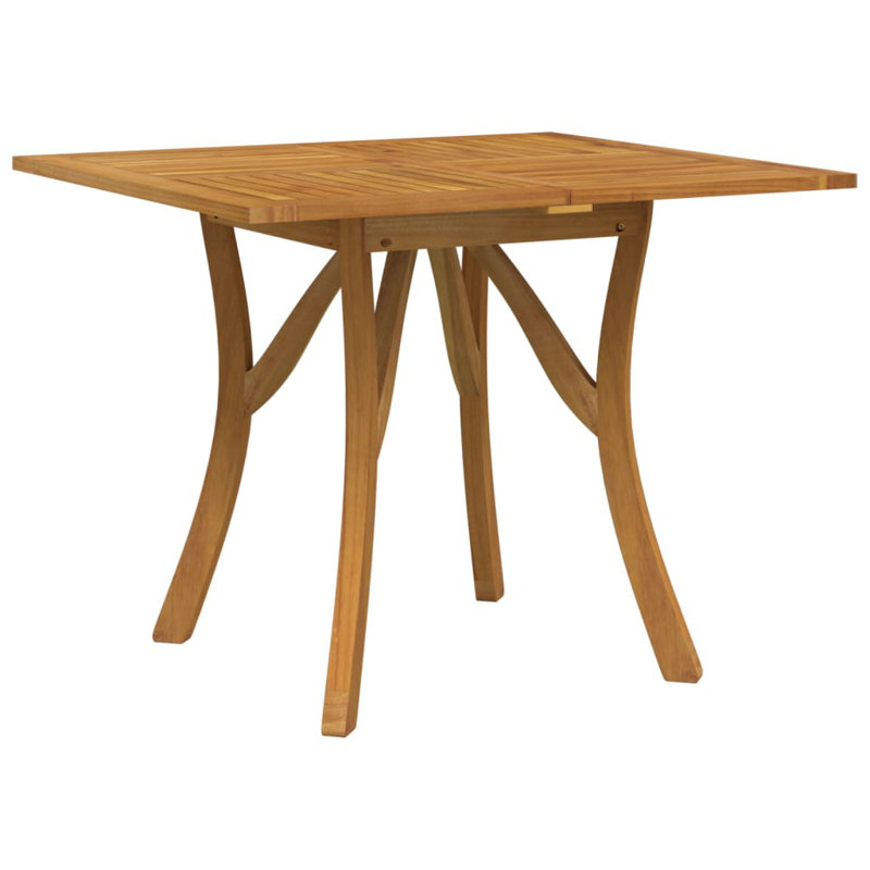 Corneille Square Acacia Folding Outdoor Dining Table , cm W cm D, 75cm H x 85cm L x 85cm D
