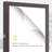 HOMCOM 24" X 32" Jersey Display Case, Wall-Mounted Memorabilia Acrylic Shadow Box With Hanger, Brown-2086468108
