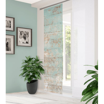 Semi Sheer Sliding Panel Single Panel