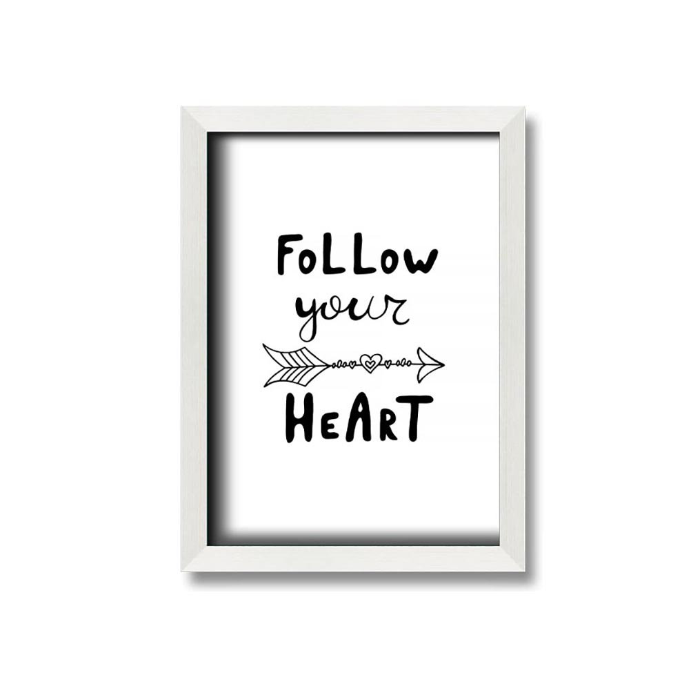 Follow Your Heart 2 Gerahmter Druck Wandkunst