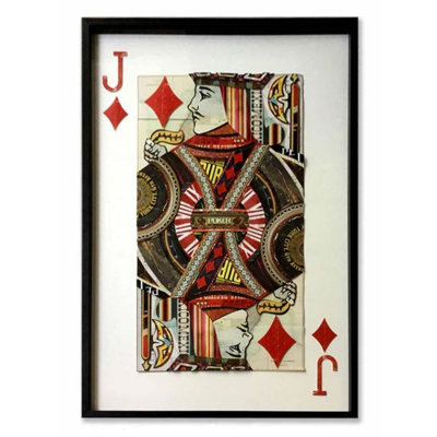 Poker Card Jack Of Diamonds Art Work