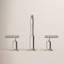 Purist® Widespread Faucet with Drain Assembly Low Lever Handles and Low Gooseneck Spout-557795073