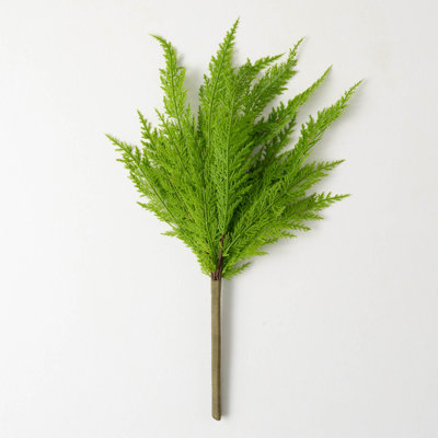 23" Artificial Long Evergreen Christmas Bush, Green