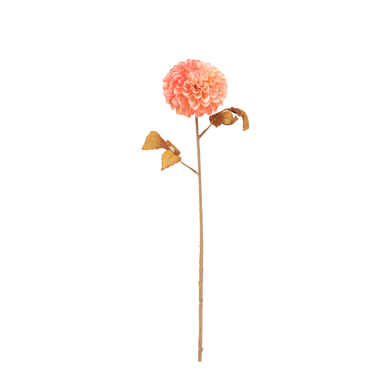 Faux Stem Dahlia Orange 730mm (6pk), Apricot