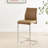 Upholstered Faux Leather Counter Stool-1449612182