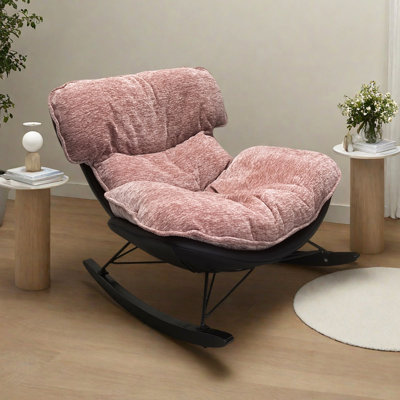 Chaise berçante ergonomique de salon