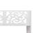 White Hollow Carved Wood-plastic Shoe Rack - 4-tier Easy-assemble Storage Rack For Shoes, Keys & Potted Plants