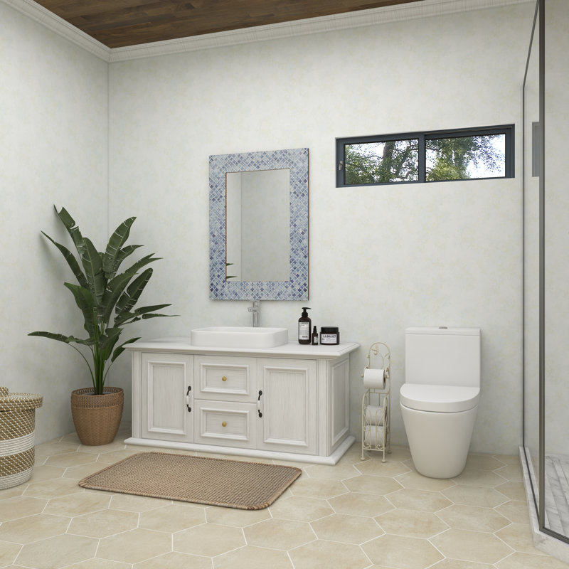 Porte-papier hygiénique sur pied Noe, Blanc cassé
