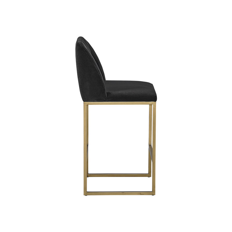 Tabouret de comptoir Nevin - gris ombre, Tabouret de comptoir (siège d'une hauteur de 26 p