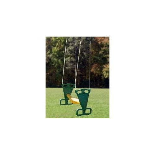 Creative Playthings Plastic Two Person Glider with Chains and Hooks