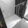 60'' W 76'' H Frameless Rectangle Reversible Shower Stall