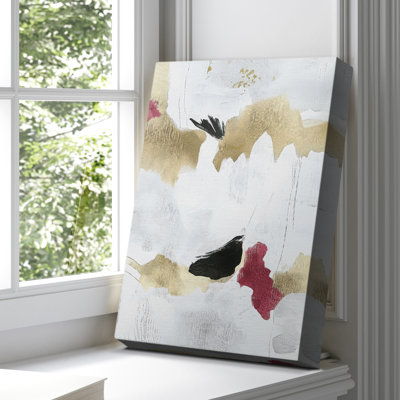 Toile tendue avec châssis abstrait XXXVII - prêt à être accroché
