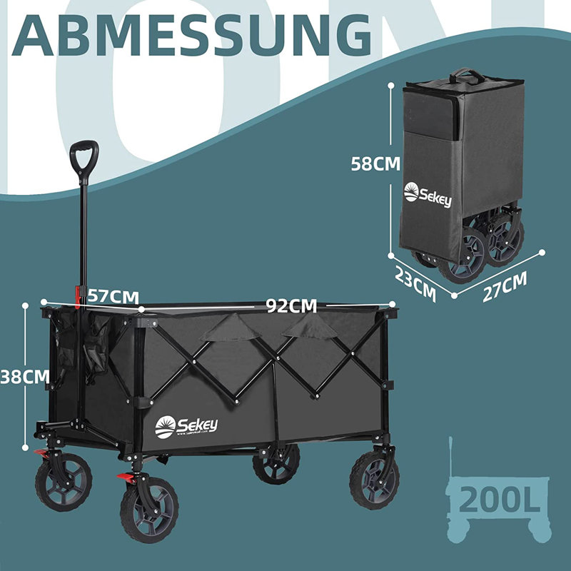 Foldable Handcart with Brake
