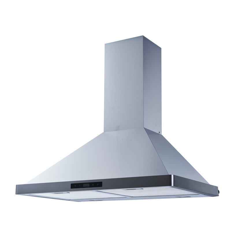  Hotte de cuisine murale en acier inoxydable avec filtre à charbon W103B Series