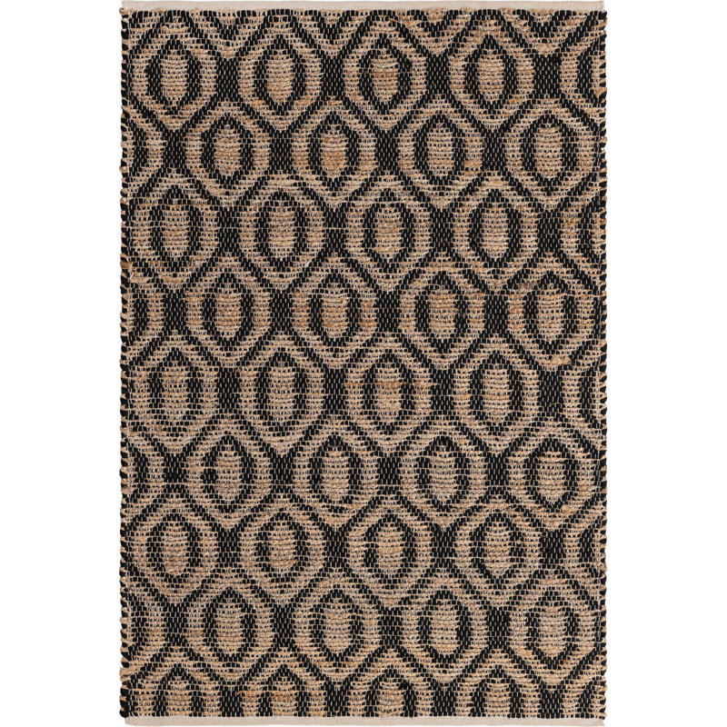 Ameriya Cotton Geometric Indoor Rug, Rectangle 4'1" x 6'1"