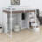 Multifunctional Loft Bed Featuring Built-In Stair Storage, Vanity Desk, Wardrobe, USB Ports & LED Lights-557326914
