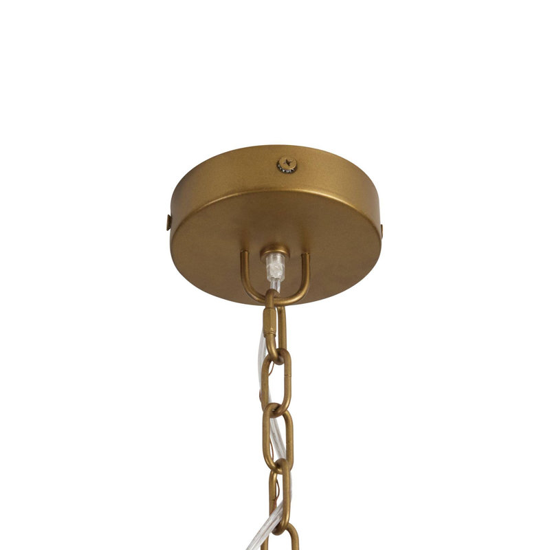 Bilal Round Chandelier, Eucalyptus Stain