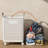 Plastic Rolling Laundry Hamper with Handles