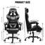Fauteuil PC et de course avec repose-pieds-915734391