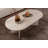 Chrisina Modern Coffee Table, Travertine Color, 46.9 x 15.7 x 23.6 inches | 100% Melamine Coated Particle Board, Thickness: 0.7 inches | Stylish Marble Design, Perfect for Living Room & Contemporary Spaces, Durable & Elegant Finish-109178457