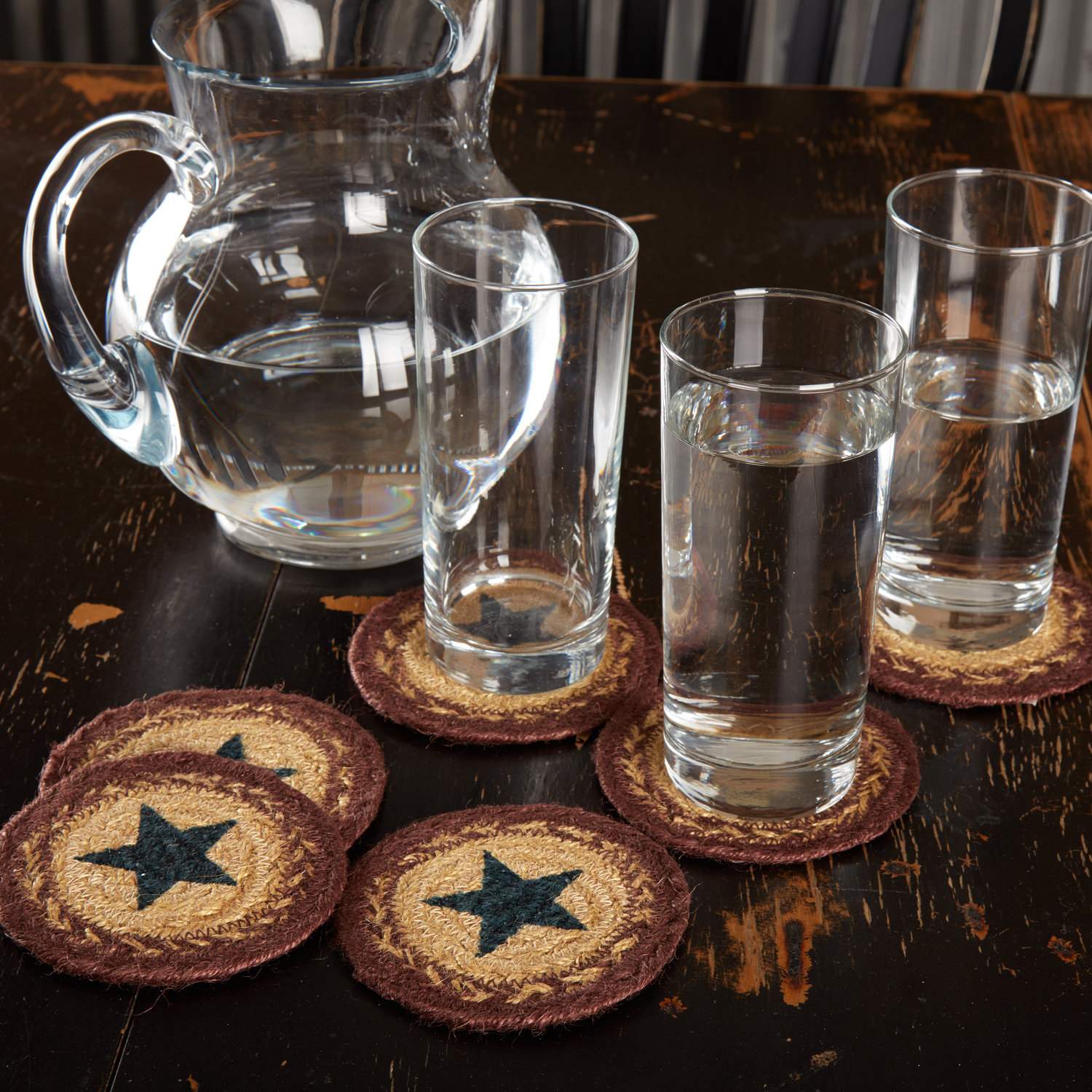 Brunswick Stencil Star Coaster