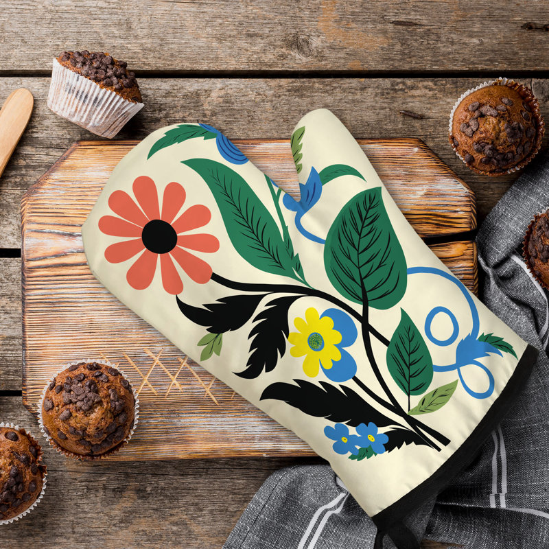 Bloom Vibe Oven Mitt Cotton Twill