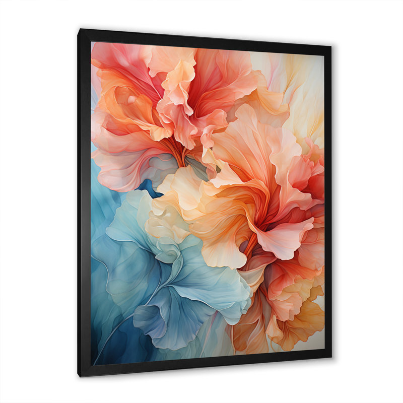 Gwennetta Metamorphic Dance, reproduction d'art sur toile encadrée, H 32 po x l 16 po x P 1 po, Cadre noir