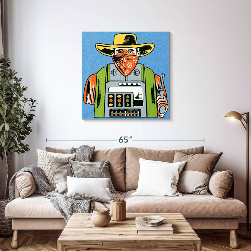 Machine à sous Senne Cowboy, H 36 po x l 36 po