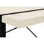 Table de travail contemporaine de 124 cm (49 po) pour bureau à domicile - Stratifié taupe avec pieds en métal noir - Robuste pour ordinateur
