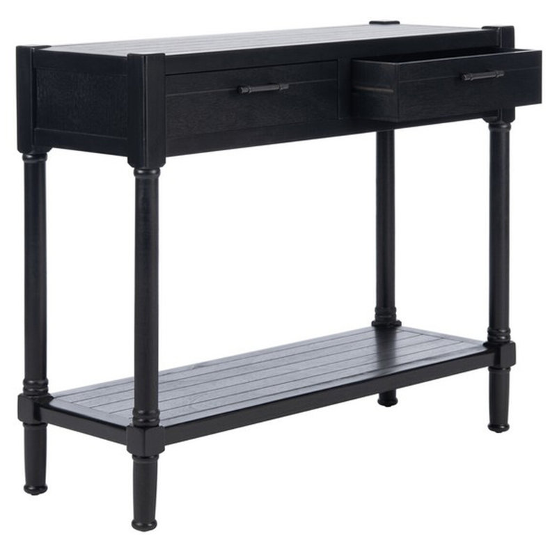 Mehaffey 35.5'' Console Table, Black