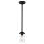Luminaire suspendu cylindrique à 1 lumière Trimont