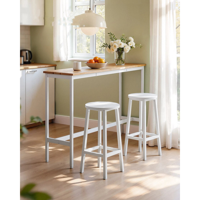 Counter Stool with Metal Frame