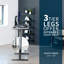Bureau debout électrique 60 "x 24" VIVO, plateau de table gris foncé, structure noire-117170474-117170475-117170479