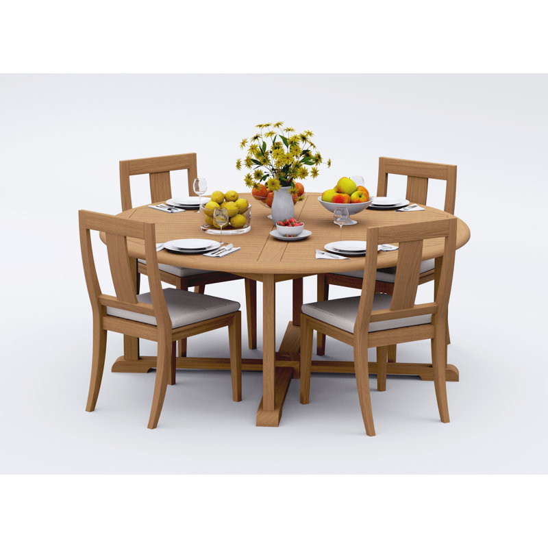 Ensemble repas d'extérieur rond 72 po L Osborne, 4