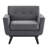 Engage Performance Velvet Armchair-2110257105