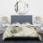 Gold Glam Squares VI - Abstract Duvet Cover Set - Microfiber Polyester-50573593-112917695