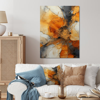 Encaustic Spirals II - Abstract Spirals, impression d'art mural en métal
