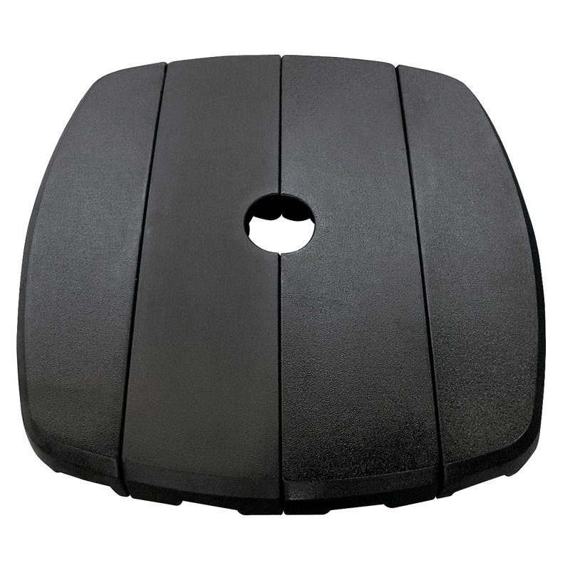 Kiana 29 Lb. Resin In-Ground Umbrella Base, Black