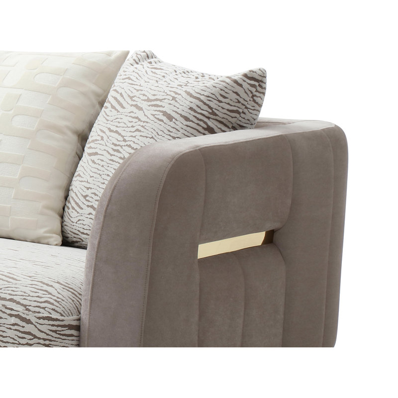 Causeuse Lexington G00280A-L, brun / beige clair