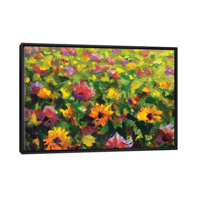 Flower Meadow 1 Piece Wall Art on Canvas
