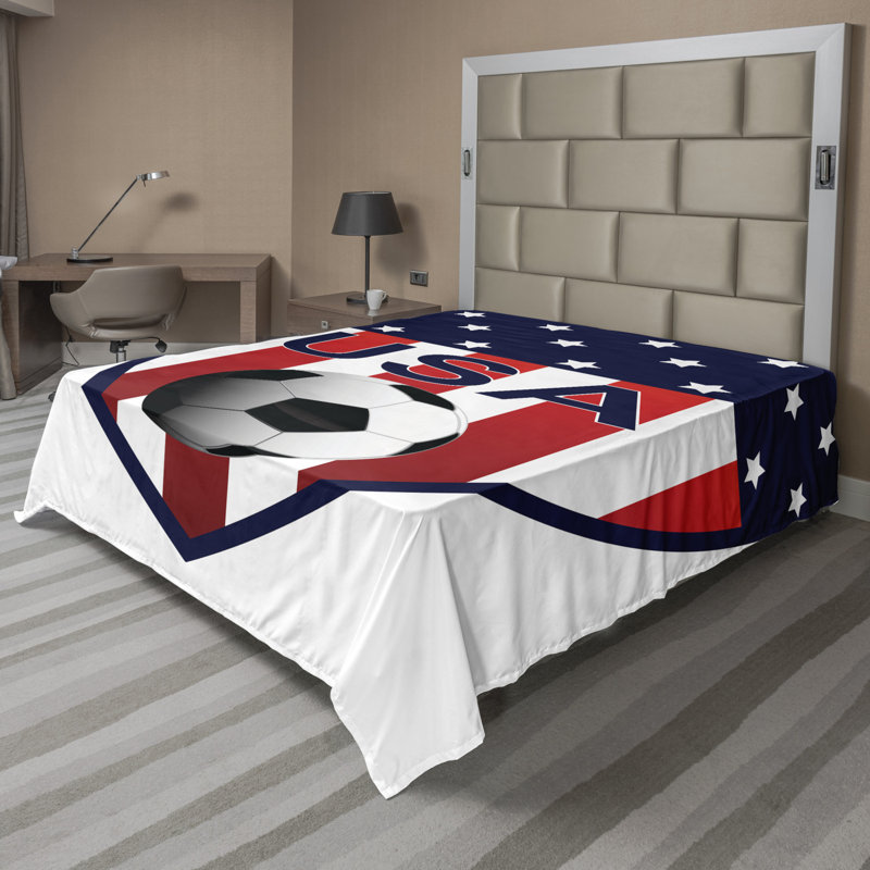 Microfiber No Pattern And Not Solid Color Flat Sheet, Full Flat Sheet